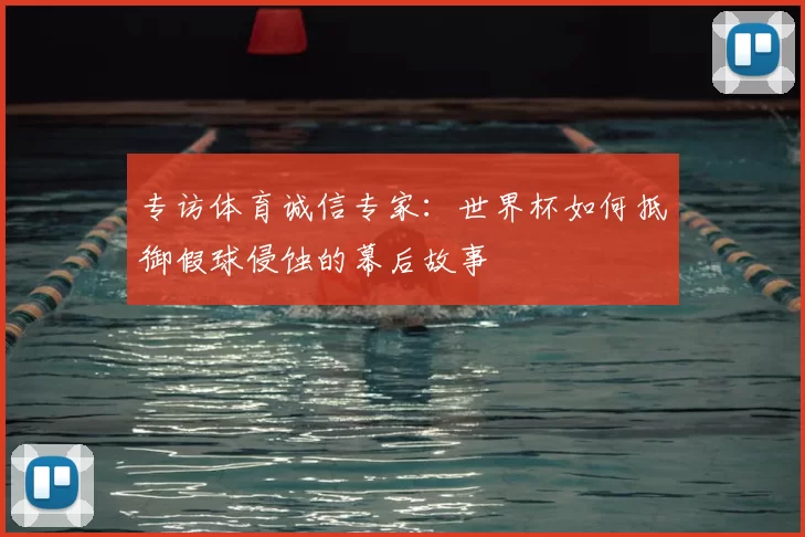 专访体育诚信专家：世界杯如何抵御假球侵蚀的幕后故事