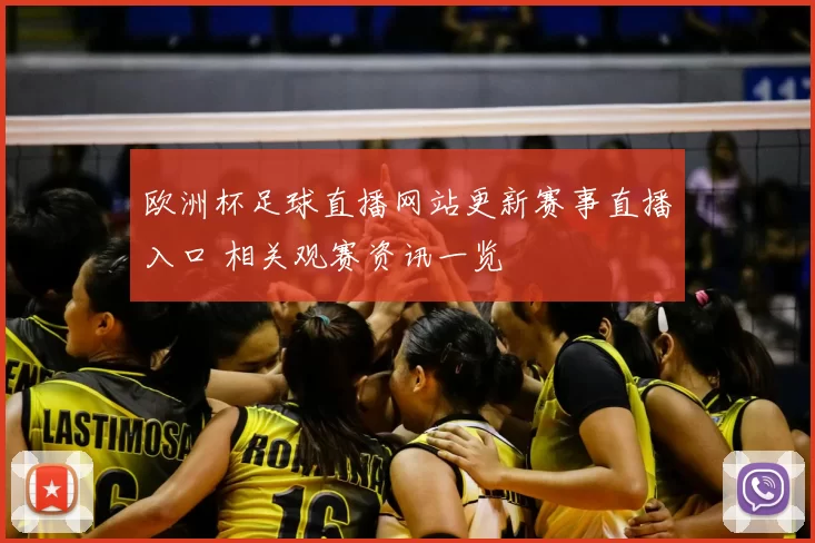 欧洲杯足球直播网站更新赛事直播入口 相关观赛资讯一览