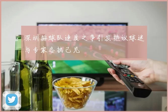 深圳排球队速度之争引发热议球迷与专家各执己见